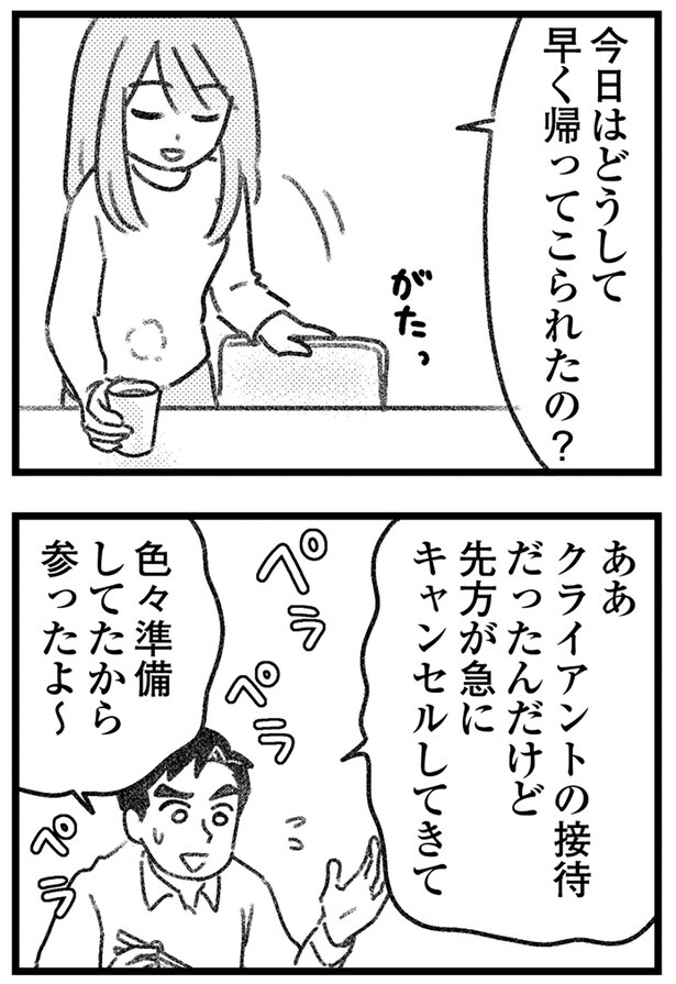 早く帰ってこられたの?