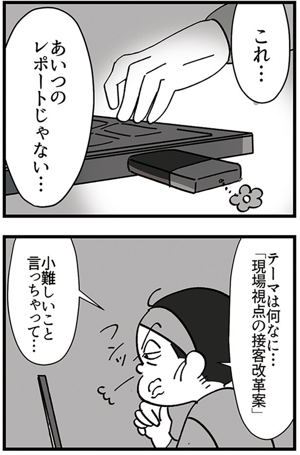 あいつのレポートじゃない…