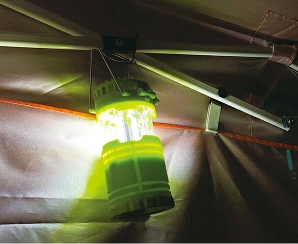 ファン（扇風機）とLEDランタン、2つの機能が1つになった新しいランタンのスタイル