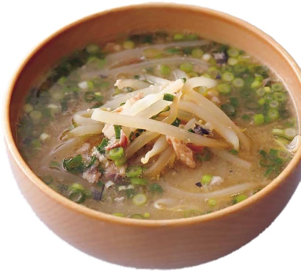 だし汁いらずで簡単！うまみたっぷりのサバ缶で作る「もやしとさばのみそ汁」