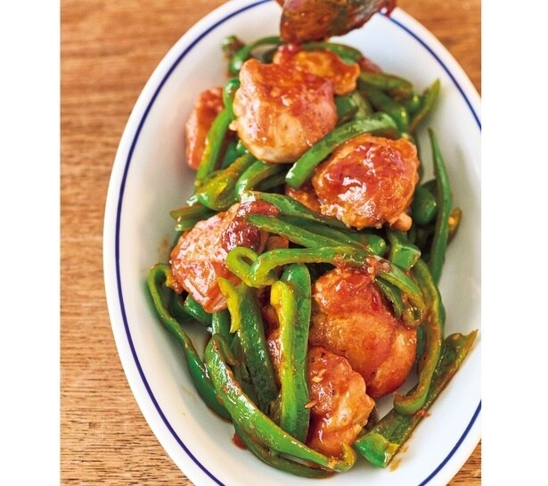 ピーマンの香りとケチャップの甘みがたまらない