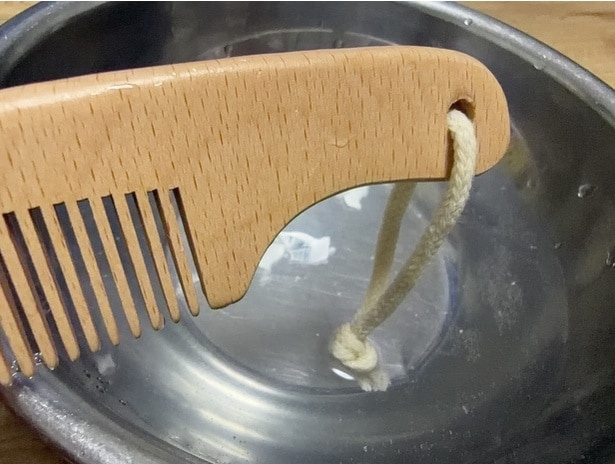 乾いた布で拭き取って完了！（▶︎次へ）