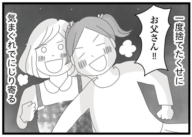 母と離婚後、すぐに愛人と再婚した父。気まぐれに娘たちに会いに来て