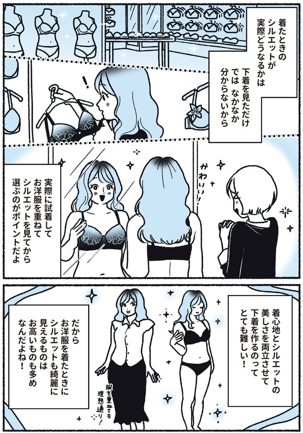 下着を見ただけではなかなか分からないから