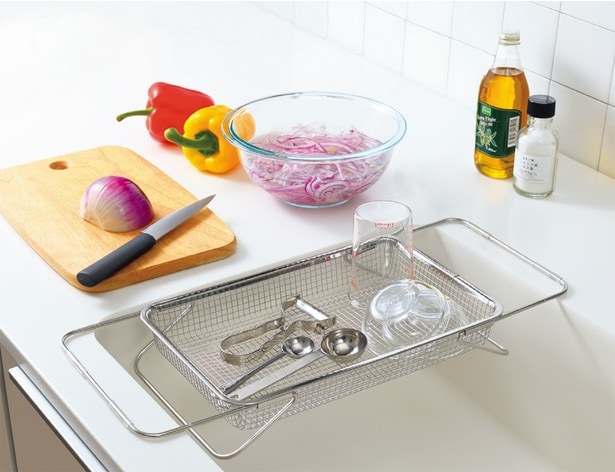 シンクにあわせて伸縮！