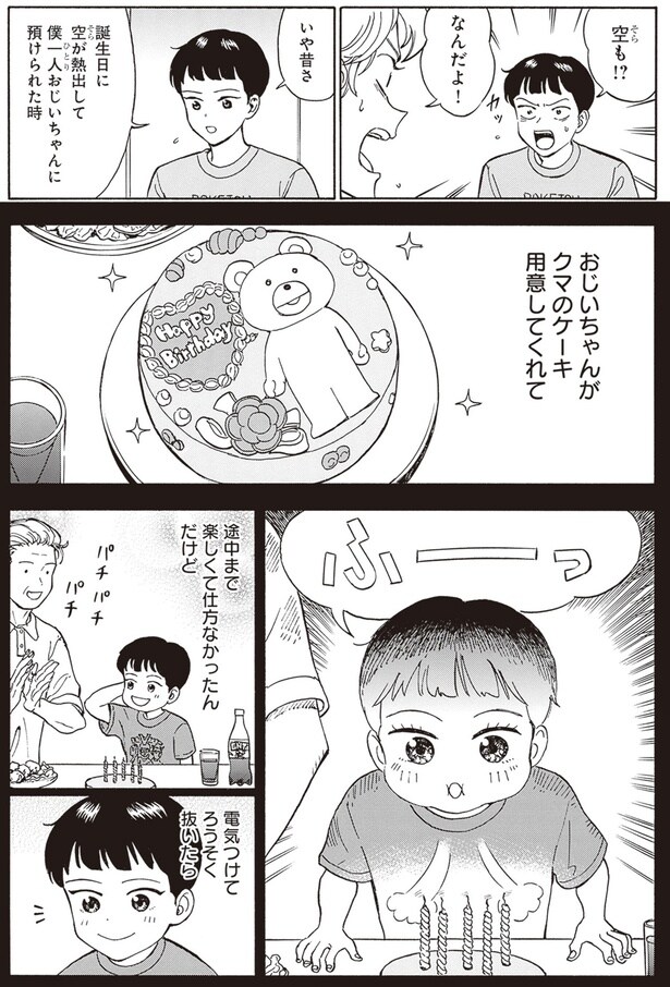 クマのケーキ用意してくれて