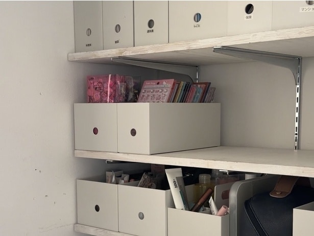 カラフルな雰囲気でもごちゃごちゃして見えない　▶移動するときは