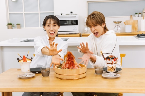 ボルケーノポーズ(?)で気合い十分!