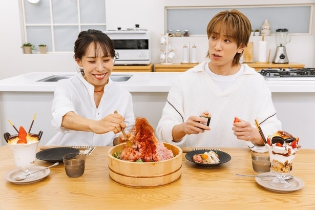 崩すのがもったいない圧巻のビジュアル