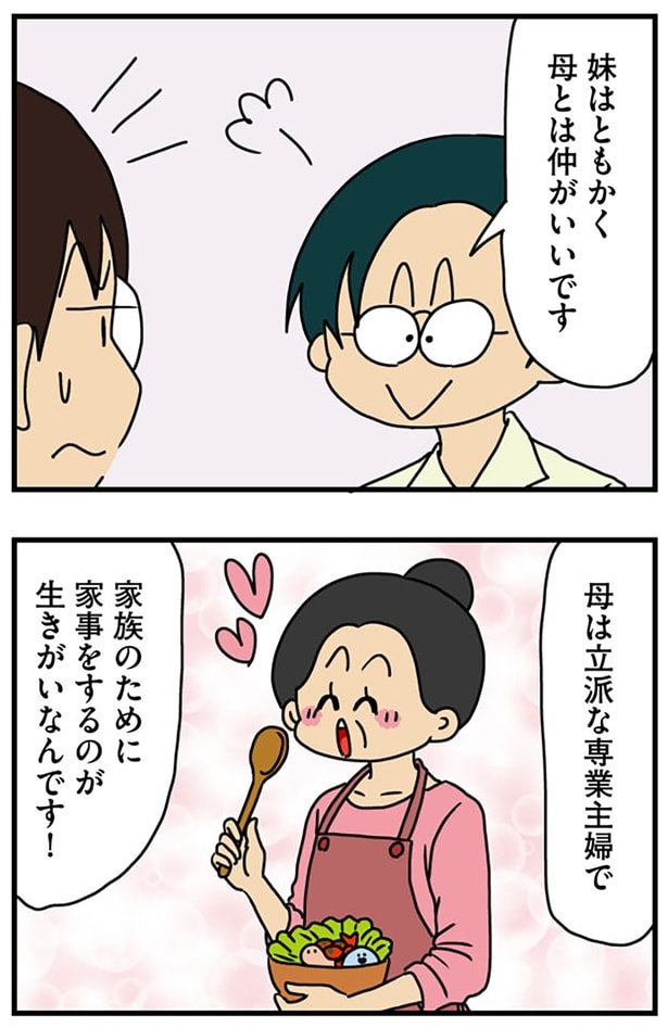 母は立派な専業主婦で