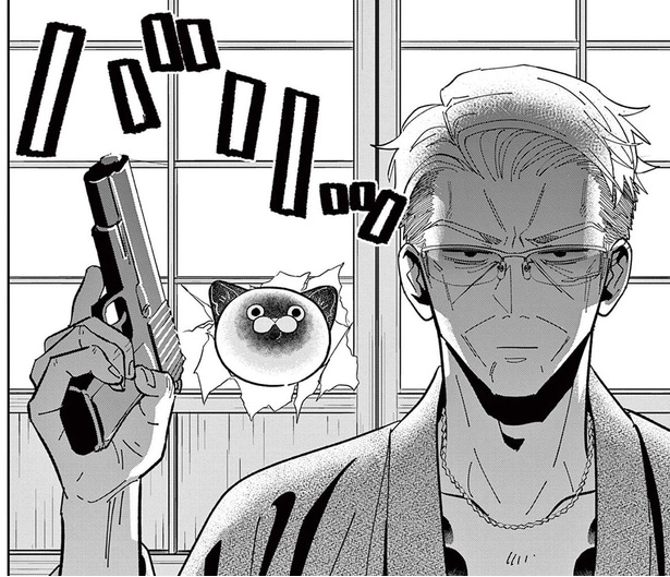 勝手に家に入ってくる野良猫VS元極道。「最大の弱点」をついて撃退を試みるも!?