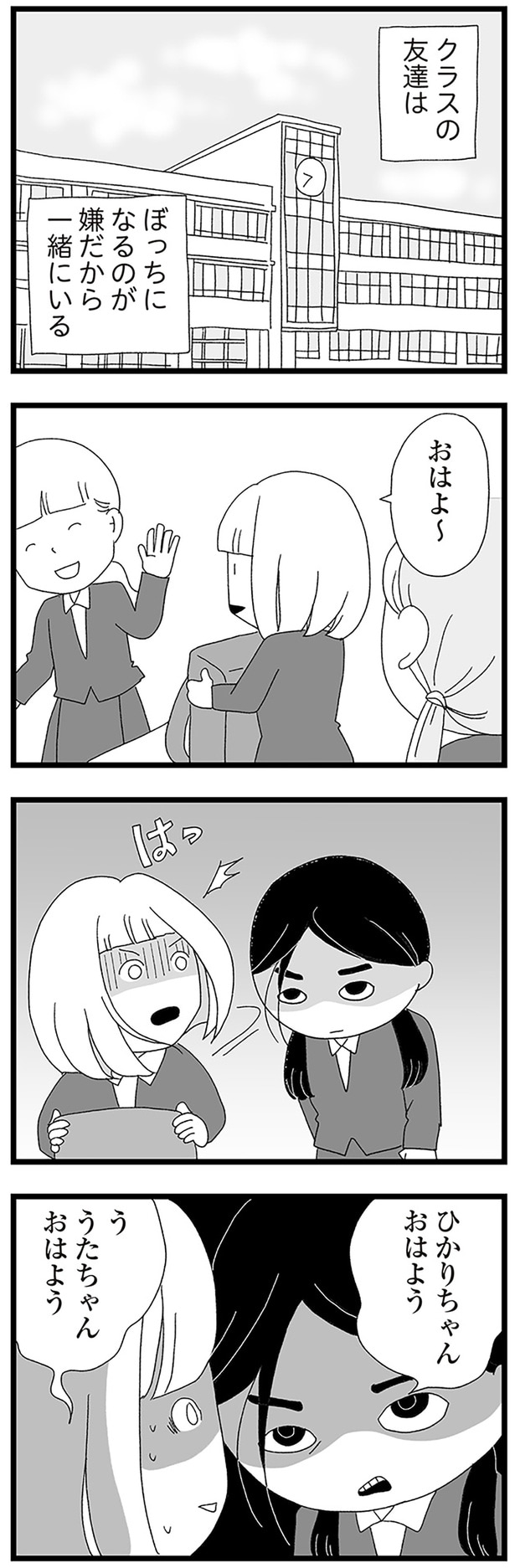 クラスの友達は…