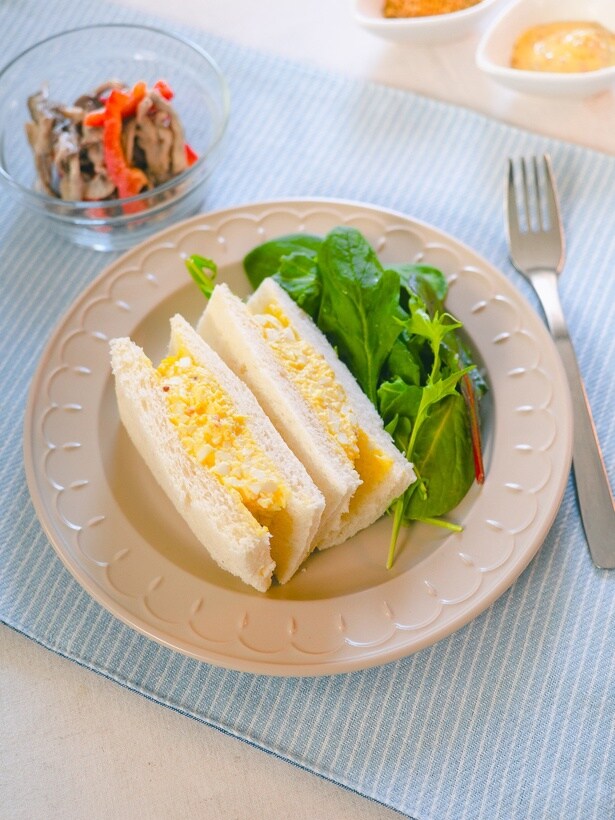 いつもよりワンランク上の大人のたまごサンドが楽しめます。