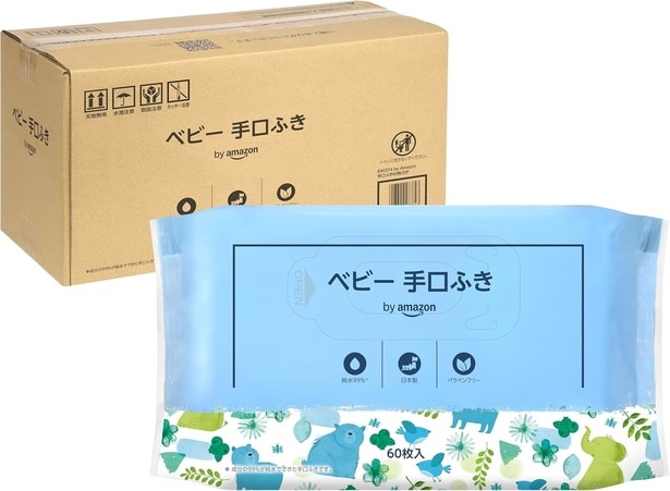 by Amazon ベビー 手口ふき 60枚入×20個