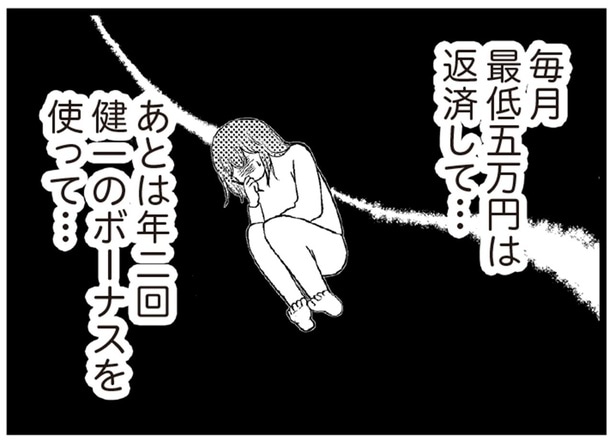 最低五万は返済して…