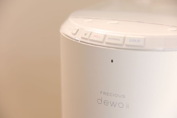 かゆいところに手が届く！「6段階」の温度設定と直感的な操作