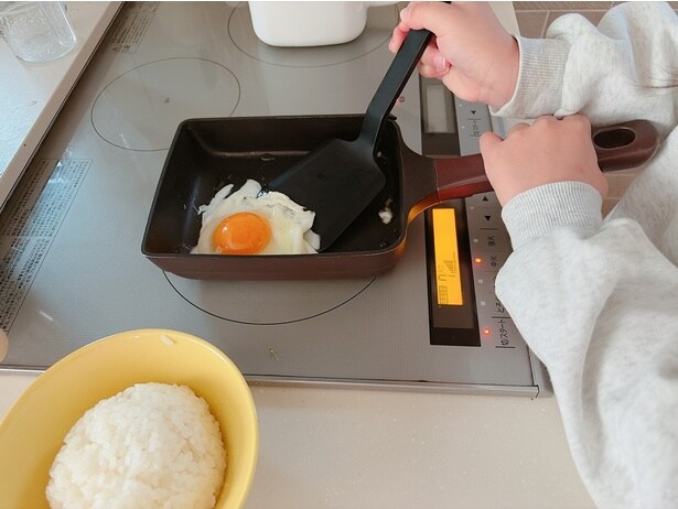 朝ごはんづくりは、子ども主体に切り替えました ▶みんなでできること