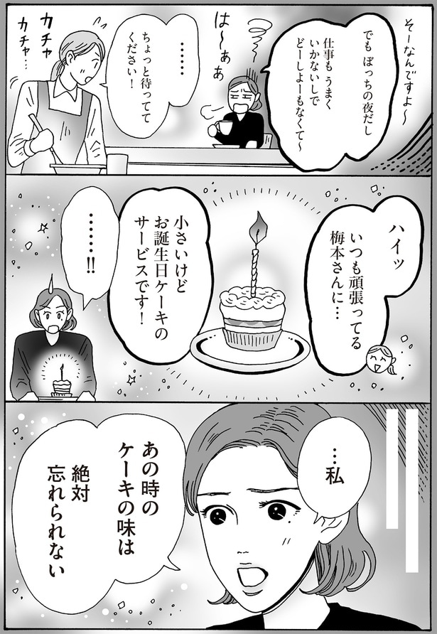 あの時のケーキの味は絶対忘れられない