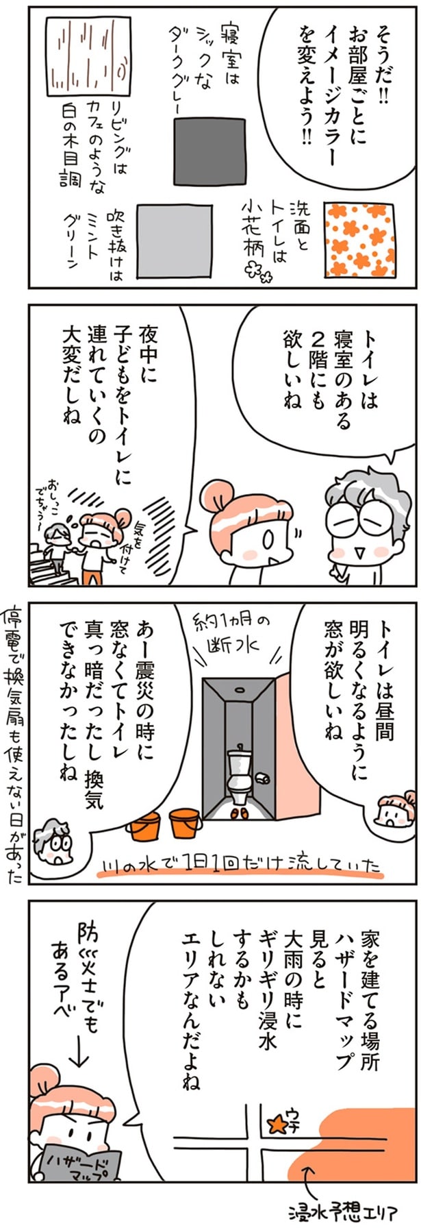 お部屋ごとにイメージカラーを変えよう!!