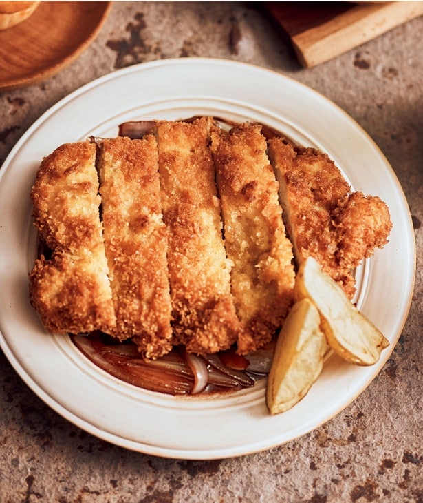 食パンから作る手作りパン粉がおいしさの決め手！「レッツ炎竜にカツレツ」