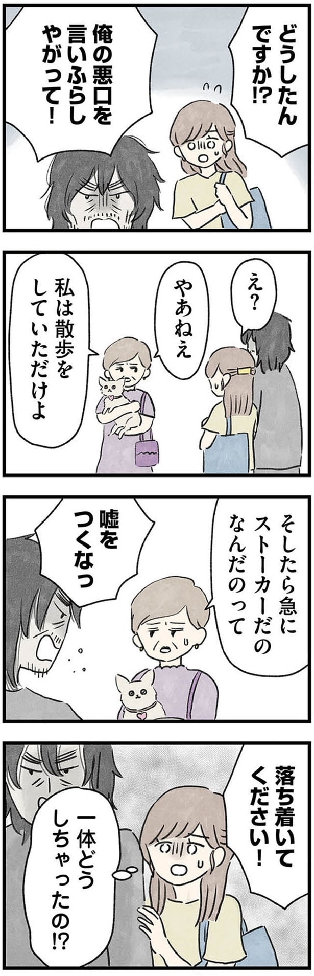 散歩をしていただけよ