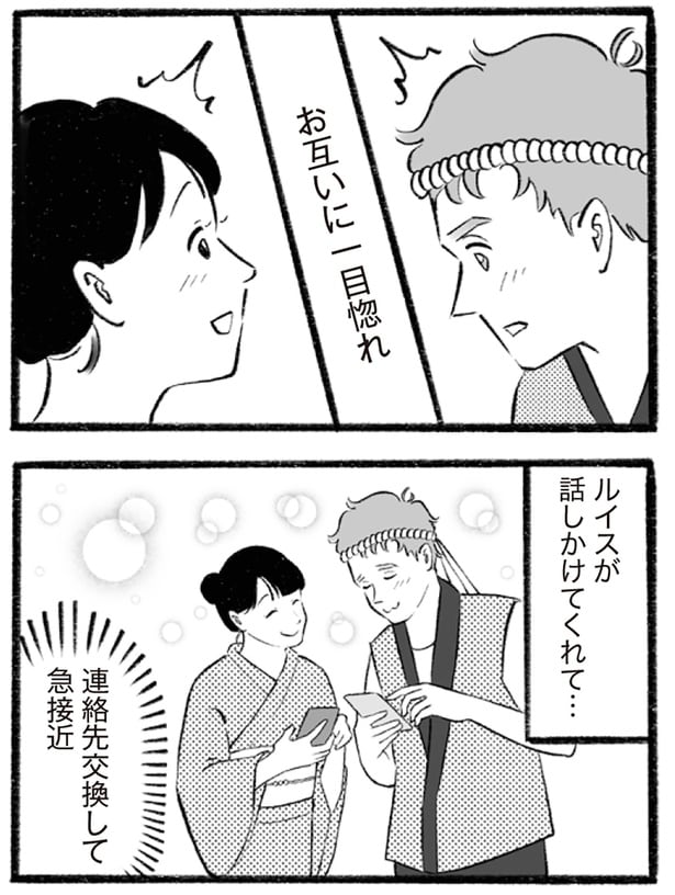 連絡先交換して急接近