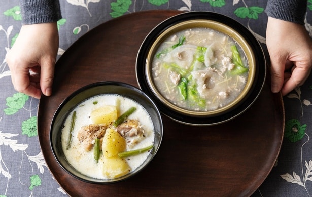 肌の乾燥が気になる日は、具だくさん「食べるスープ」が正解！