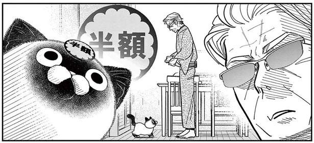 なぜか戦闘モードに！ 猫の額についた半額シールをはがしたいだけなのに