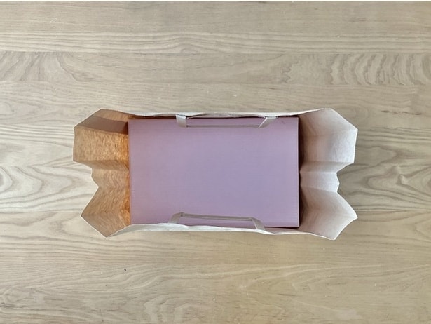 箱を寝かせずに梱包できて好印象！