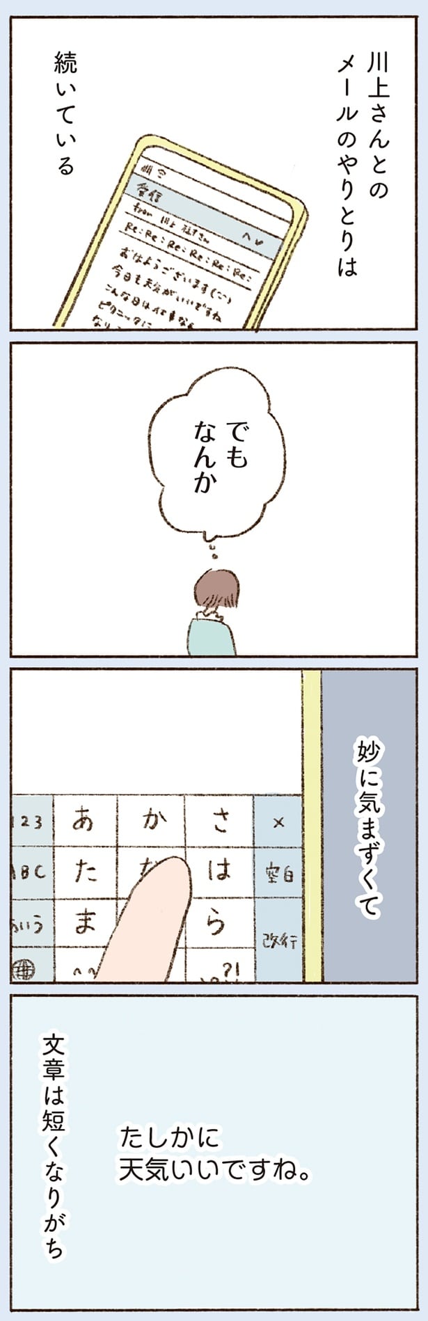 文章は短くなりがち