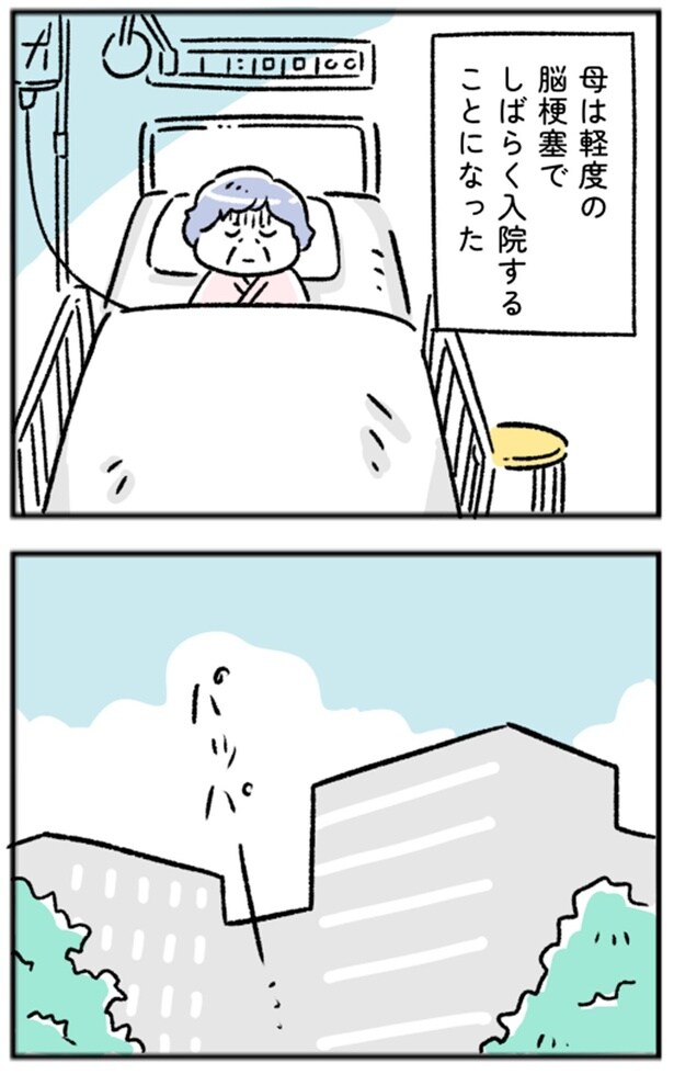 しばらく入院することになった