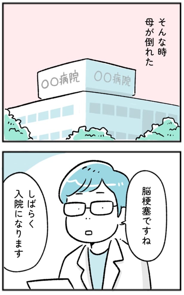 しばらく入院になります