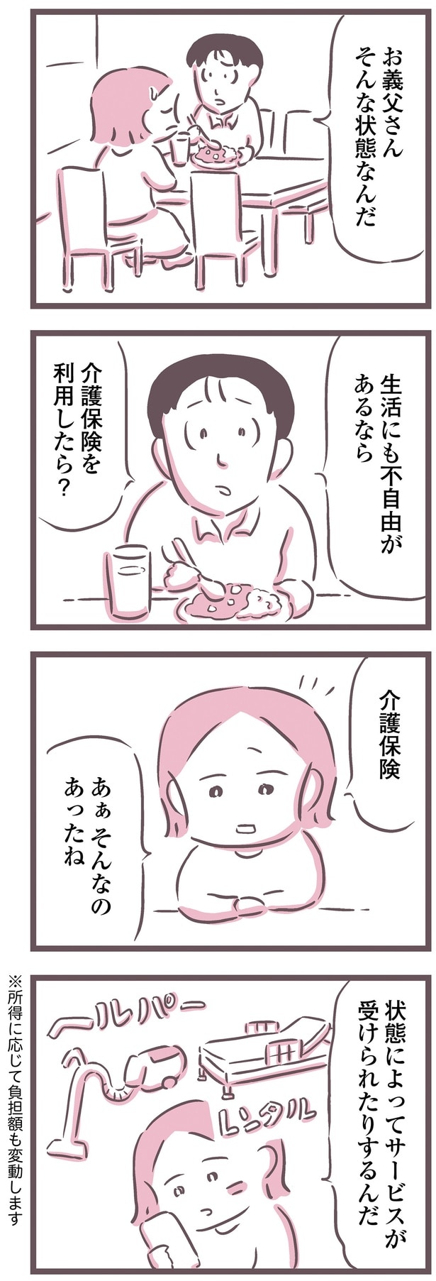 介護保険を利用したら？