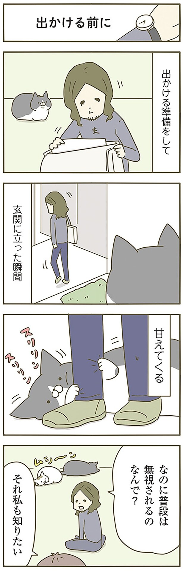 出かける前に