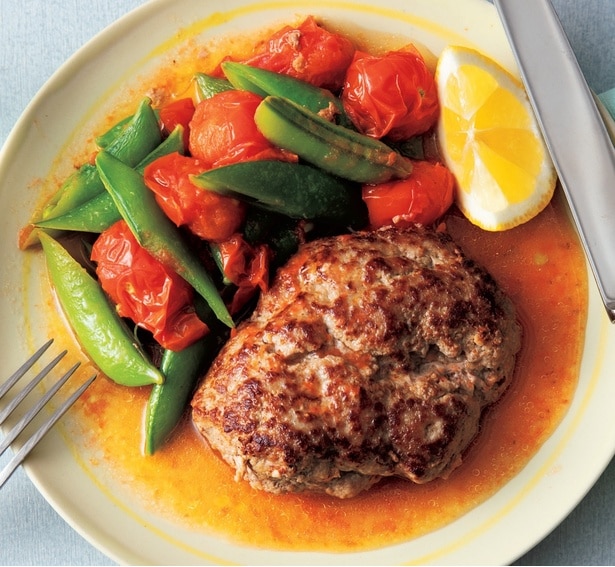 酒蒸しハンバーグ