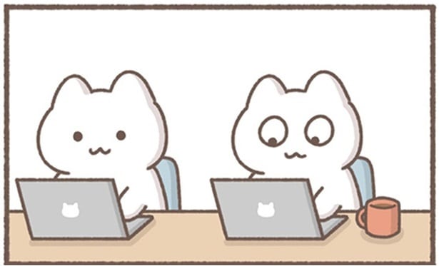 仕事に集中…