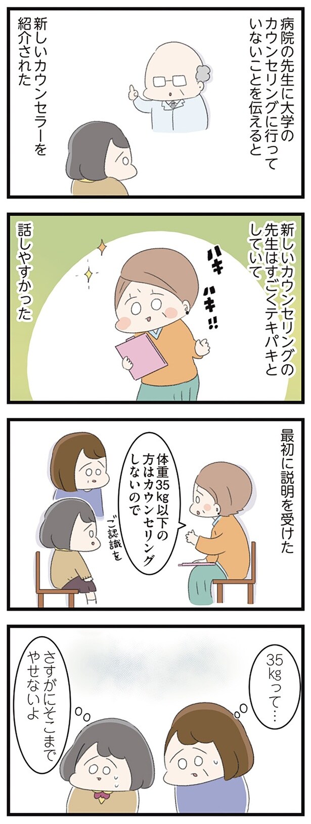 35kgって…さすがにそこまでやせないよ