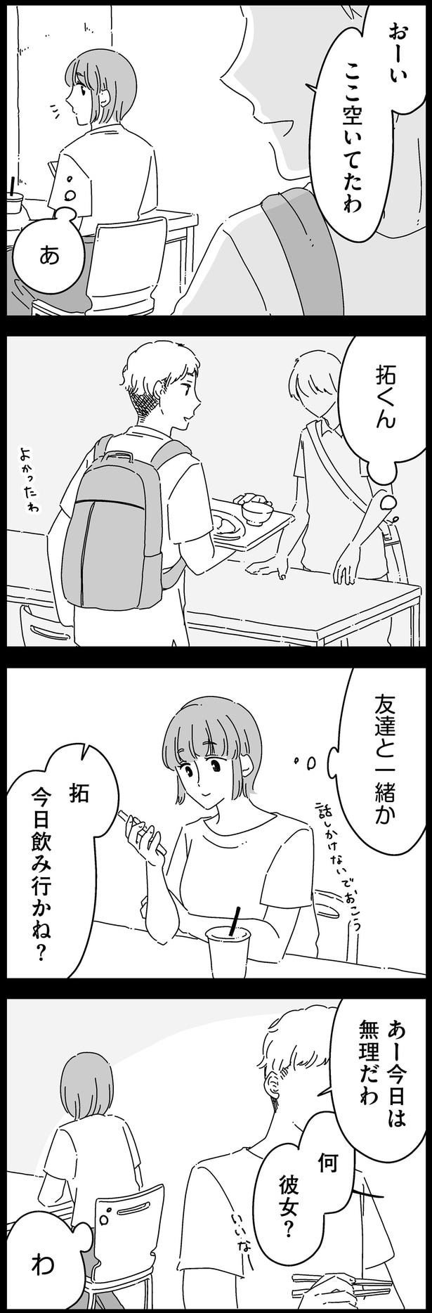 友達と一緒か