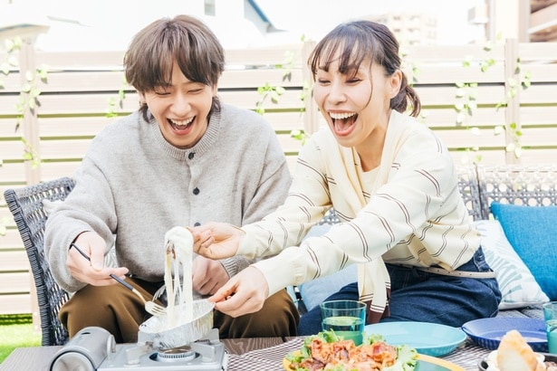 熱々チーズにワクワク