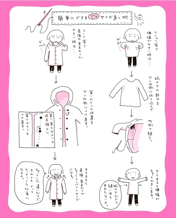 簡単にできるプチサイズ直し術