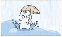 水たまりを飛び越えられなくてショック。切なさがにじむアラサーの体力問題