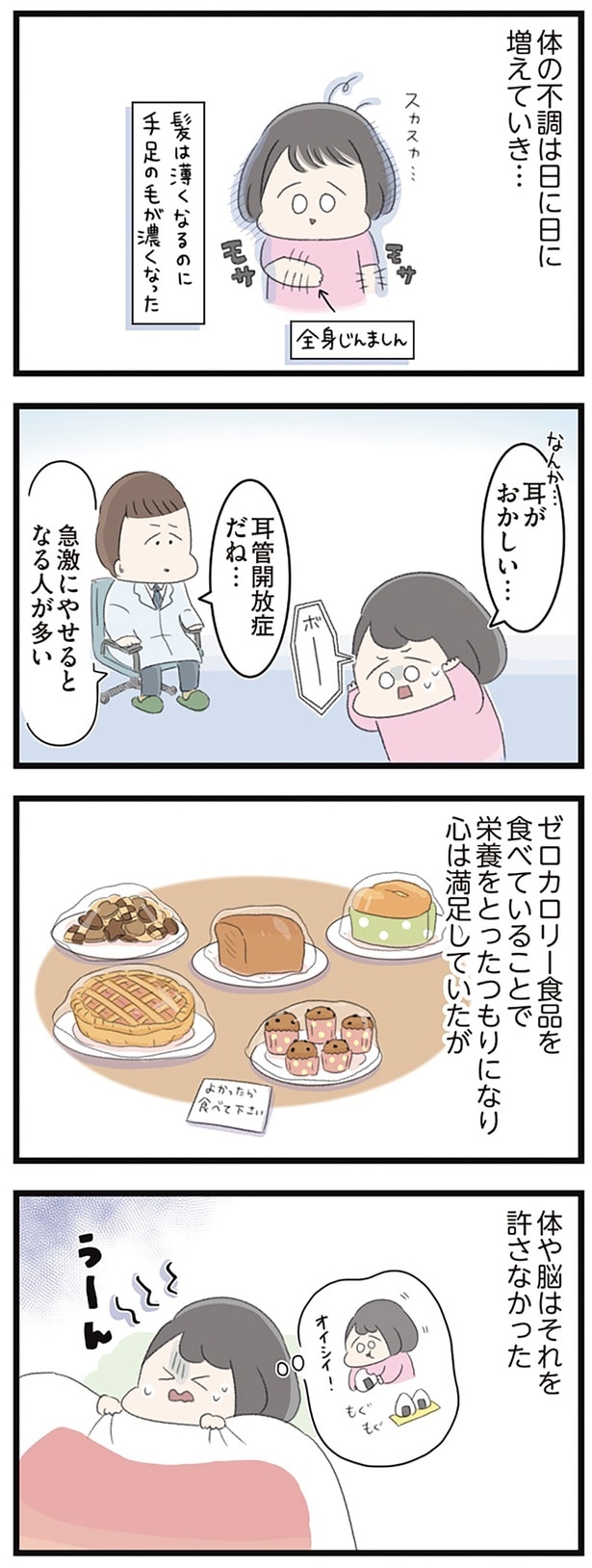 体の不調は日に日に増えていき…