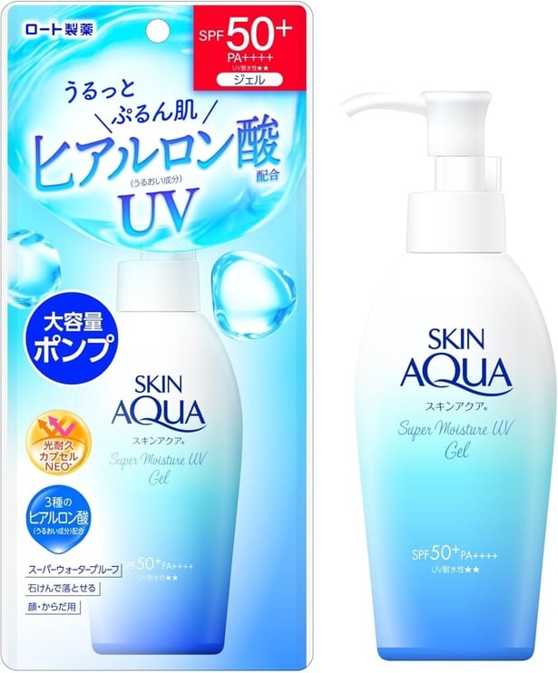 スキンアクア 50+ スーパーモイスチャージェル ポンプ 140g