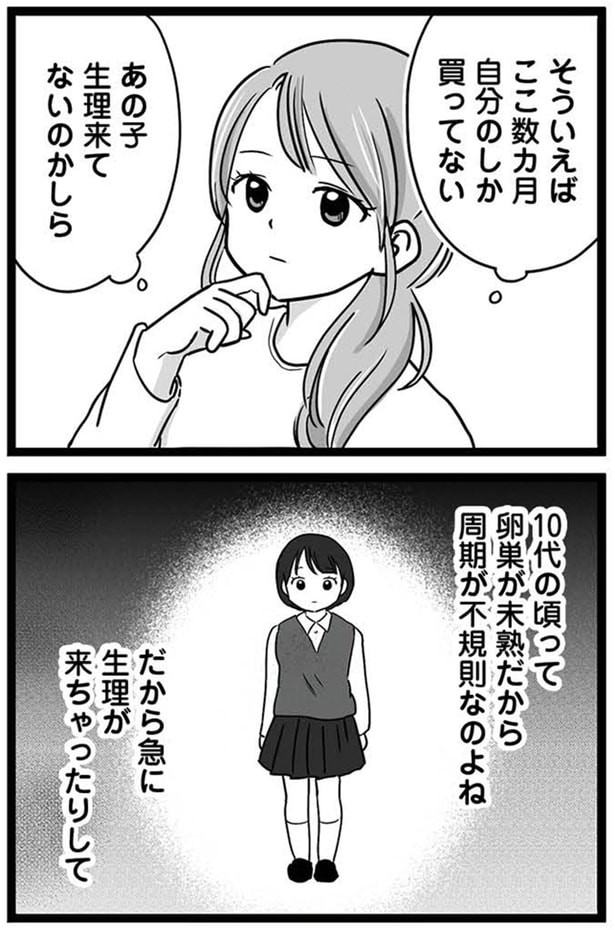 周期が不規則なのよね