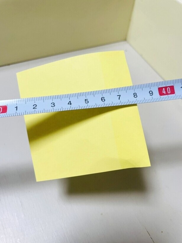 引き出しの内側の正確な長さが分かる（▶次へ）