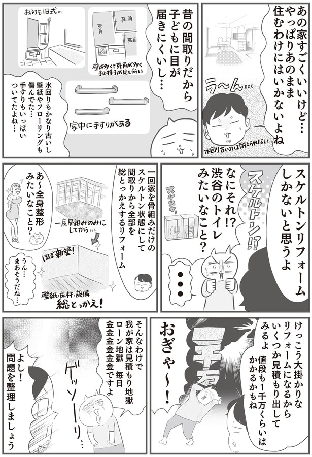 スケルトンリフォームしかないと思うよ
