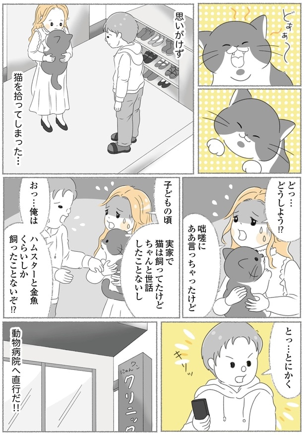 猫を拾ってしまった…