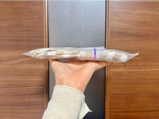 ジャストフィットで収納できる（▶次の裏技を見る）