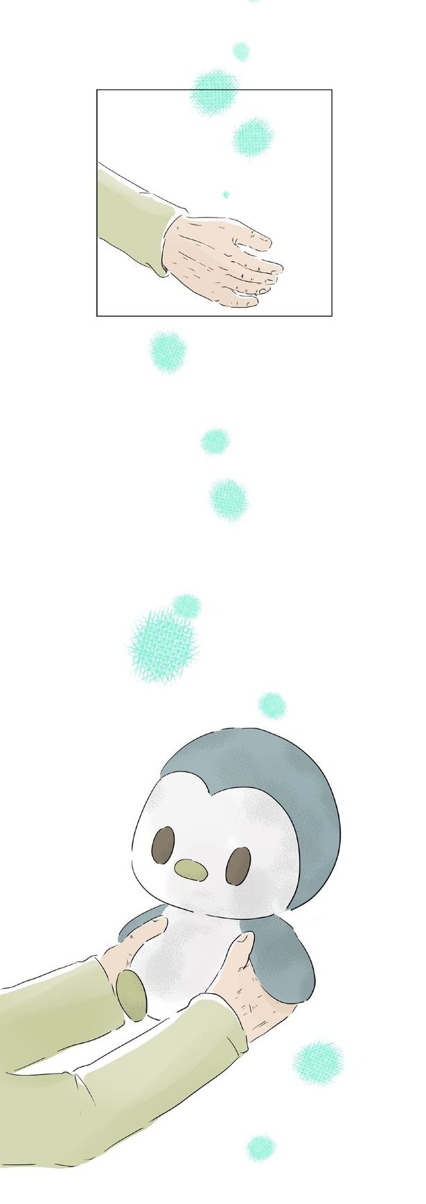 箱から出てきたぬいぐるみ