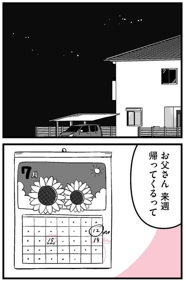 来週帰ってくるって